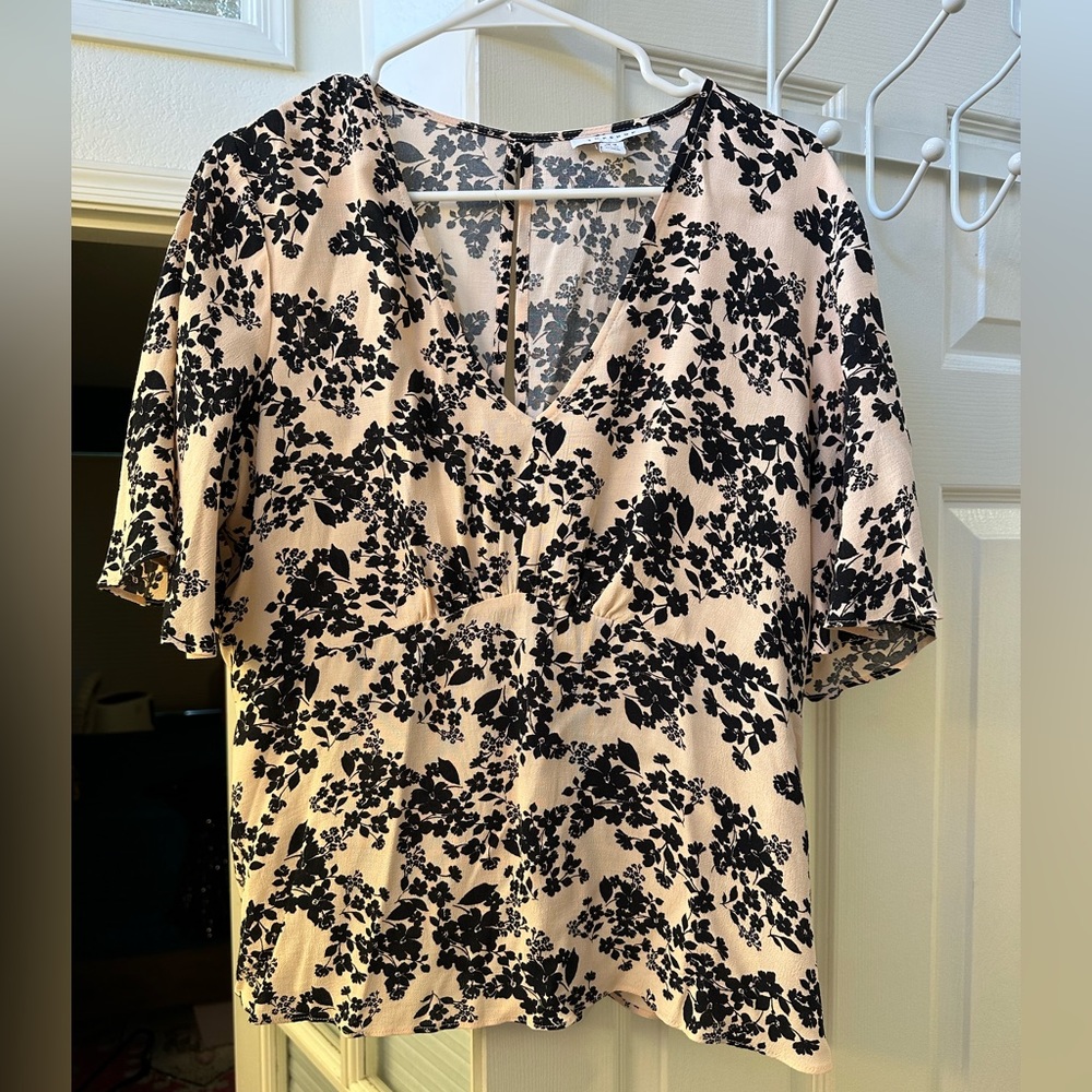 Topshop floral blouse